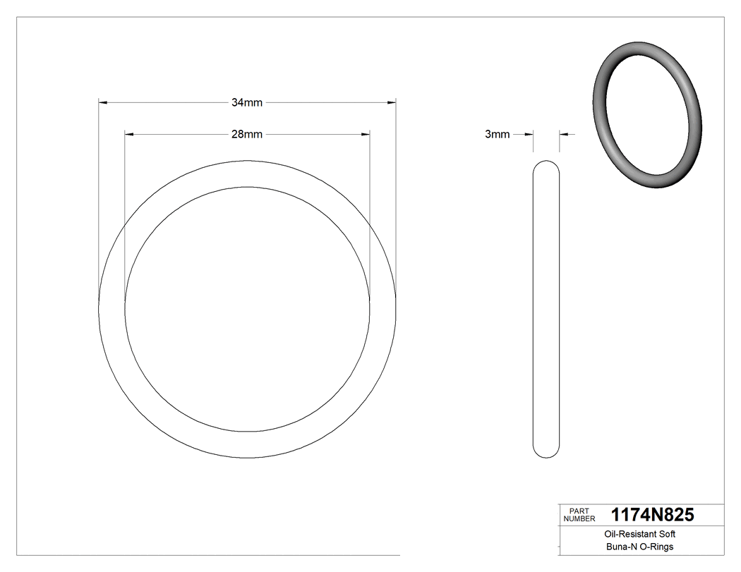 Technical drawing - 1174N825
